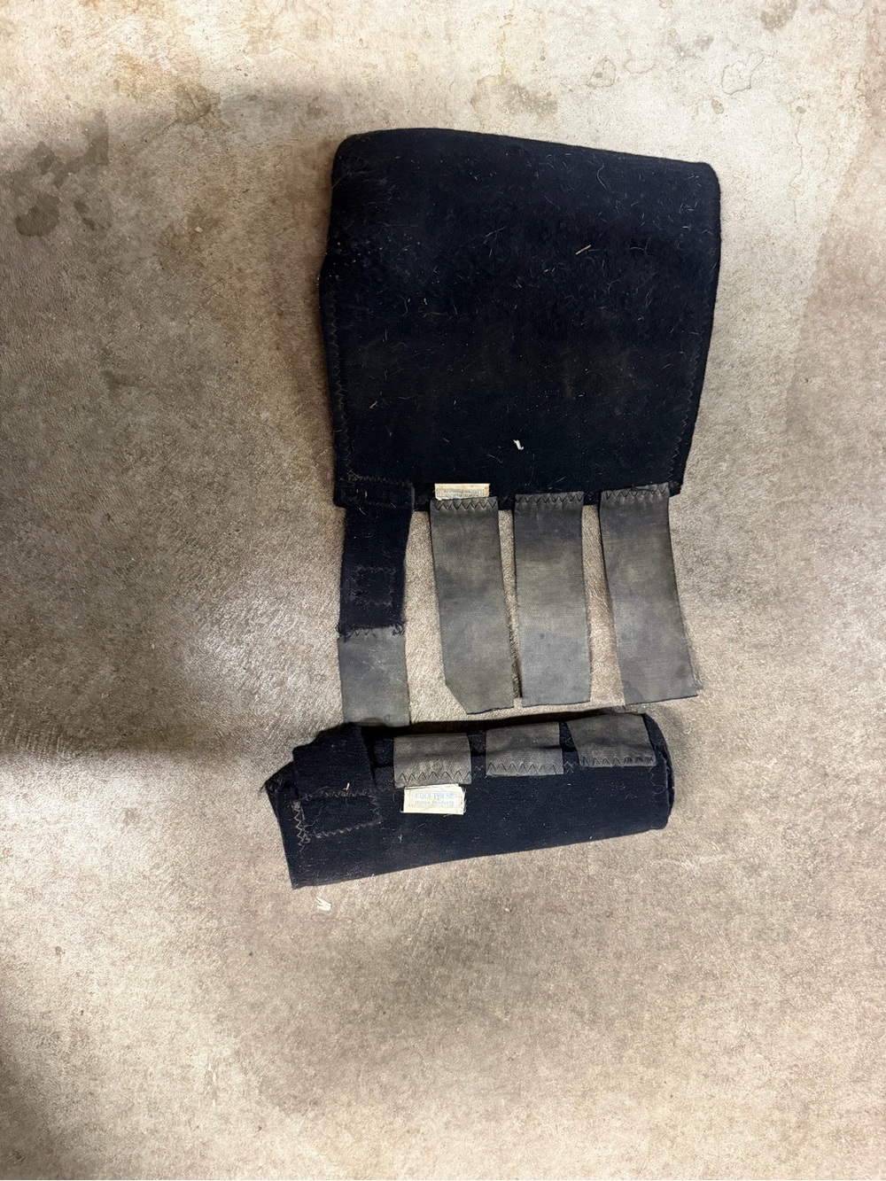 Black Equine Front Boots